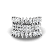 Mixed Cut Diamond Eternity Band