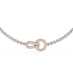 Modern Chain Bracelet with Geometric Clasp