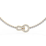 Modern Chain Bracelet with Geometric Clasp