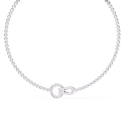 Modern Chain Bracelet with Geometric Clasp