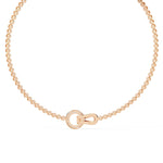 Modern Chain Bracelet with Geometric Clasp