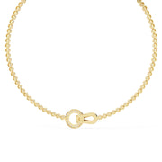 Modern Chain Bracelet with Geometric Clasp