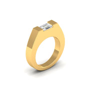 Modern Gold Diamond Ring for Men