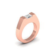 Modern Gold Diamond Ring for Men