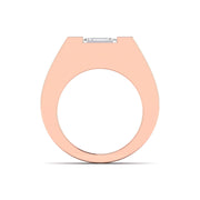 Modern Gold Diamond Ring for Men