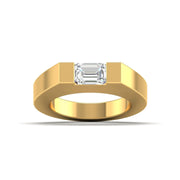 Modern Gold Diamond Ring for Men