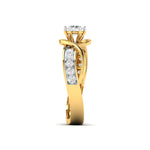 Twisted Loop Diamond Ring