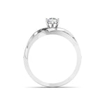 Twisted Loop Diamond Ring