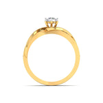 Twisted Loop Diamond Ring