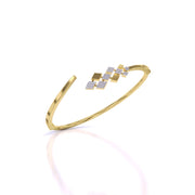 Modern Mosaic Diamond Bracelet