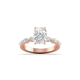 2.31 Carat Oval Solitaire Engagement Ring