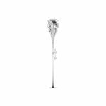 Moonlit Petals Diamond Bangle