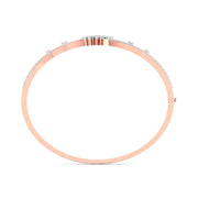 Moonlit Petals Diamond Bangle