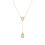 Moonstone Teardrop Y Pendant