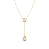 Moonstone Teardrop Y Pendant