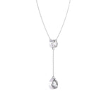 Moonstone Teardrop Y Pendant