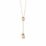 Moonstone Teardrop Y Pendant
