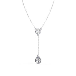 Moonstone Teardrop Y Pendant