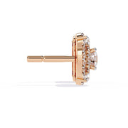 Multi-Halo Diamond Earrings