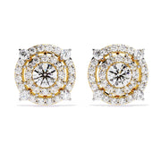 Multi-Halo Diamond Earrings