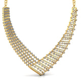 Multi Layered Diamond Necklace