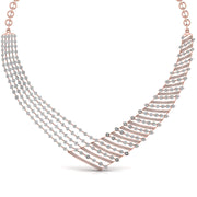 Multi Layered Diamond Necklace