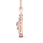 Multi-layered Diamond Pendant.