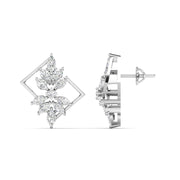 Multi-Shape Diamond Gold Earrings