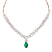 Multi Shape Halo Fashion Lab Grown Diamond Necklace