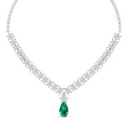 Multi Shape Halo Fashion Lab Grown Diamond Necklace