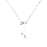 Necklace with Diamond Drops
