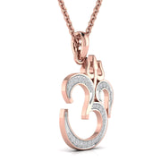 Om Spiritual Diamond Pendant