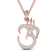 Om Spiritual Diamond Pendant