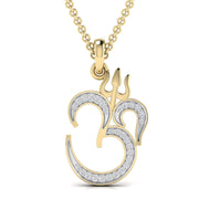 Om Spiritual Diamond Pendant