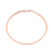 Elegant Teardrop Diamond Bangle