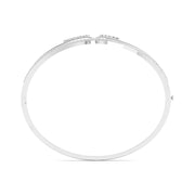 Elegant Teardrop Diamond Bangle