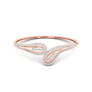 Elegant Teardrop Diamond Bangle