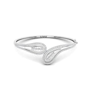 Elegant Teardrop Diamond Bangle