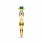 Pear Shaped Diamond Cuff Bangle