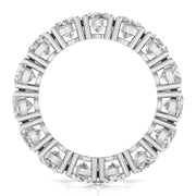 Oval Diamond Channel Setting Eternal Ring