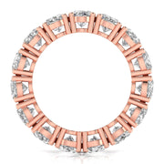 Oval Diamond Channel Setting Eternal Ring