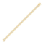 Oval Diamond Halo Bracelet