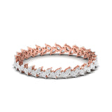Exquisite Pair of Pear Diamond Bangles