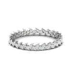 Exquisite Pair of Pear Diamond Bangles