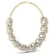 Party Wear Fancy & Round Diamonds Necklace