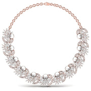 Party Wear Fancy & Round Diamonds Necklace