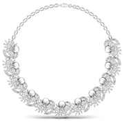 Party Wear Fancy & Round Diamonds Necklace