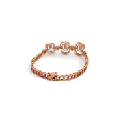 PAVE 1.36 Carat Round Diamond Chain Bracelet
