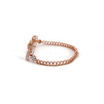 PAVE 1.36 Carat Round Diamond Chain Bracelet