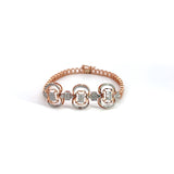 PAVE 1.36 Carat Round Diamond Chain Bracelet